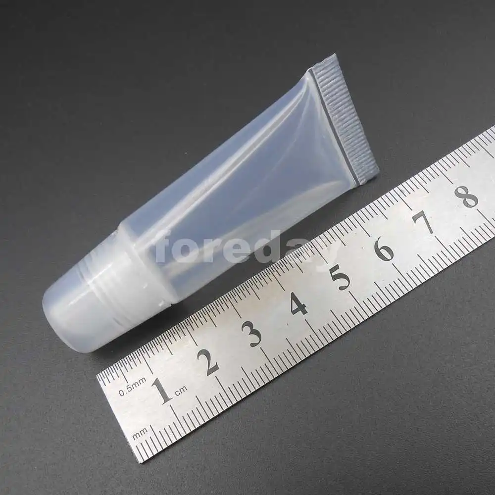 Squeeze Lip Gloss Balm Tube Plastic Lipstick 8 Ml New 2cmx7cm Pe Pp Water Full Test= 8ml *fd119