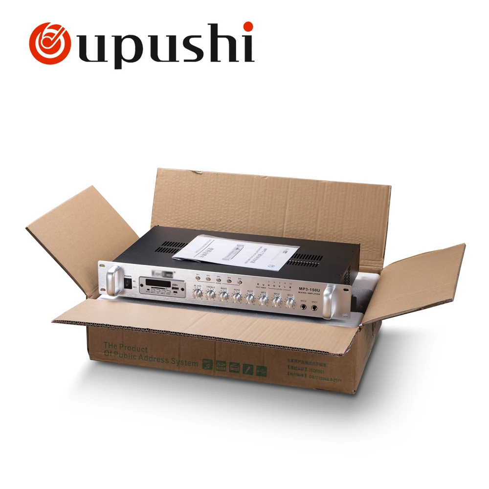 

60w LED display pa amplifier with USB SD card Mp3 FM