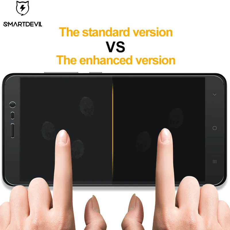 Ультратонкое закаленное стекло SmartDevil new 2.5D 9H для смартфона Redmi note 3 Защитная