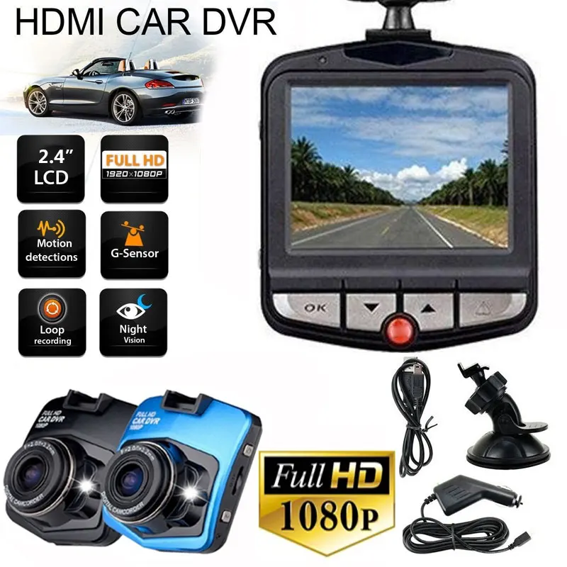 Dash Cam Loop recording Auto power-Off Автомобильная прочная камера обнаружения движения