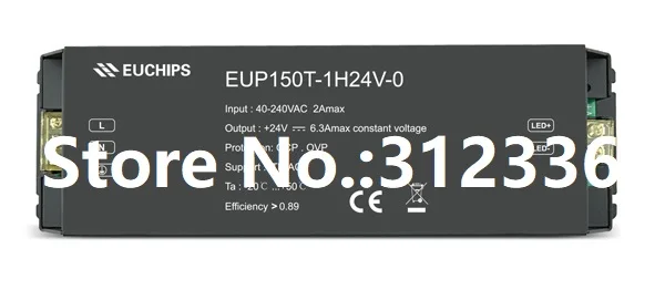 Бесплатная доставка источник питания EUP150T 1H24V 0 6.3A Диммируемый с драйвером