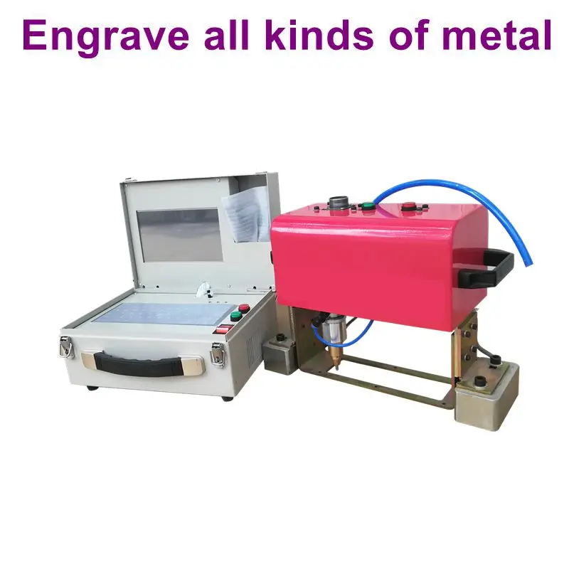 

desktop pneumatic vehicle chassis number engraving machine dot peen pin marking machine cnc punch and marking for steel plates