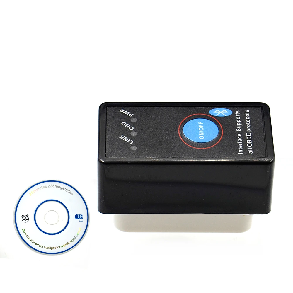 Супер Мини ELM327 с переключателем ELM 327 Bluetooth OBD2 OBD II CAN BUS диагностический инструмент