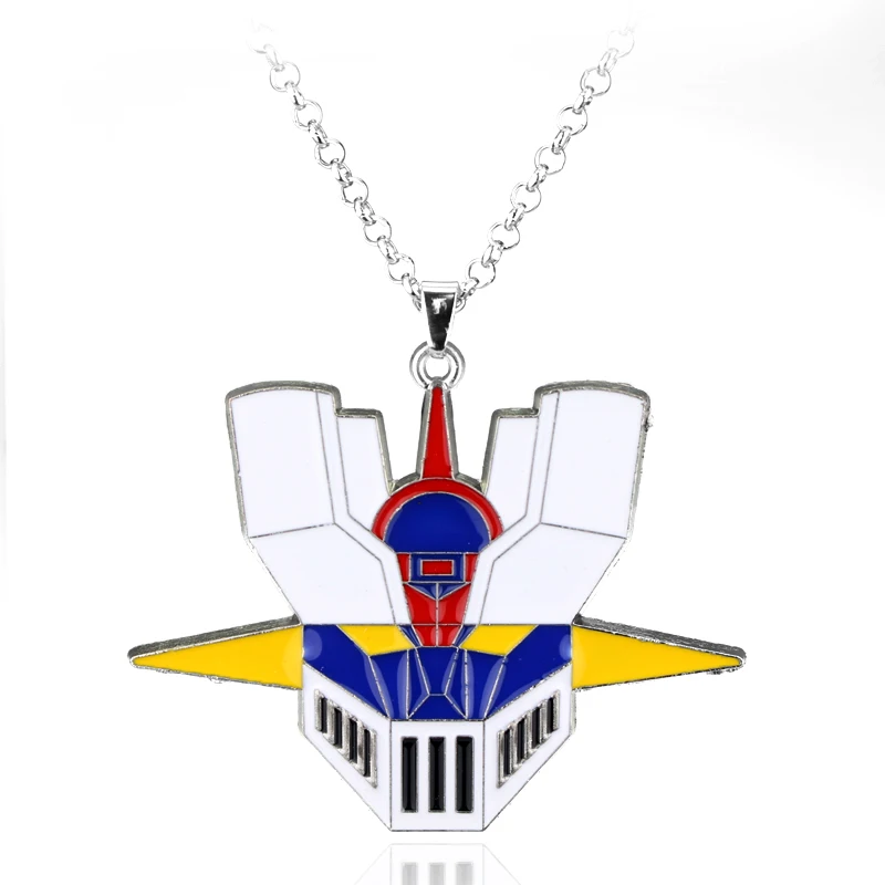 B Мазингер Z UFO Grendizer ожерелье с роботами модные ювелирные изделия Длинная цепочка из звеньев Подвеска Ожерелье s для женщин мужчин анимация подарок - Окраска металла: B