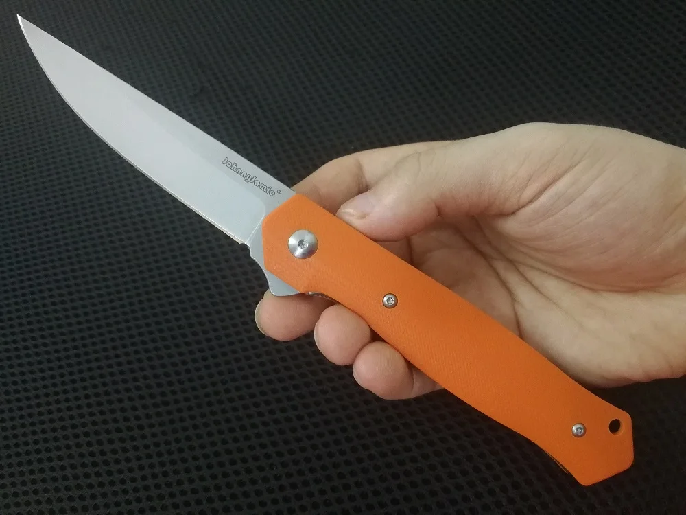 Orange Jonnyjamie KWAIKEN III C11GP 3," 116 г G10 Ручка D2 лезвие Тактический шарикоподшипник Флиппер складные ножи для кемпинга - Цвет: Orange