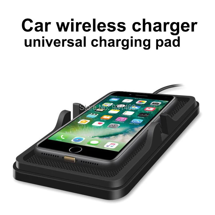 Держатель зарядного устройства для беспроводной зарядки нескользящий коврик