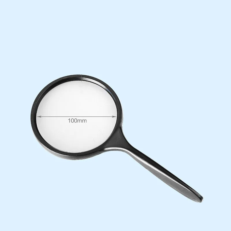 

Multifunction Magnifier 100mm Hand Held 5X Magnifying Loupe Magnifying Glass for Reading Identification
