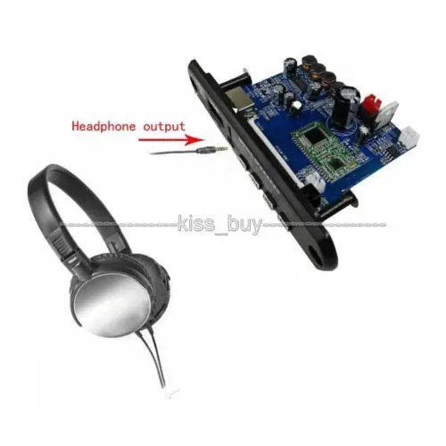 DC 12 В Bluetooth 4 0 стерео усилитель 10 Вт + FLAC WAV MP3 APE аудио декодер плата для автомобиля
