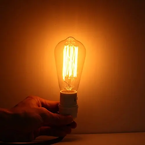 1x E27 ST64 40 Вт Винтаж светильник лампочка ретро лампы накаливания старомодные Edison