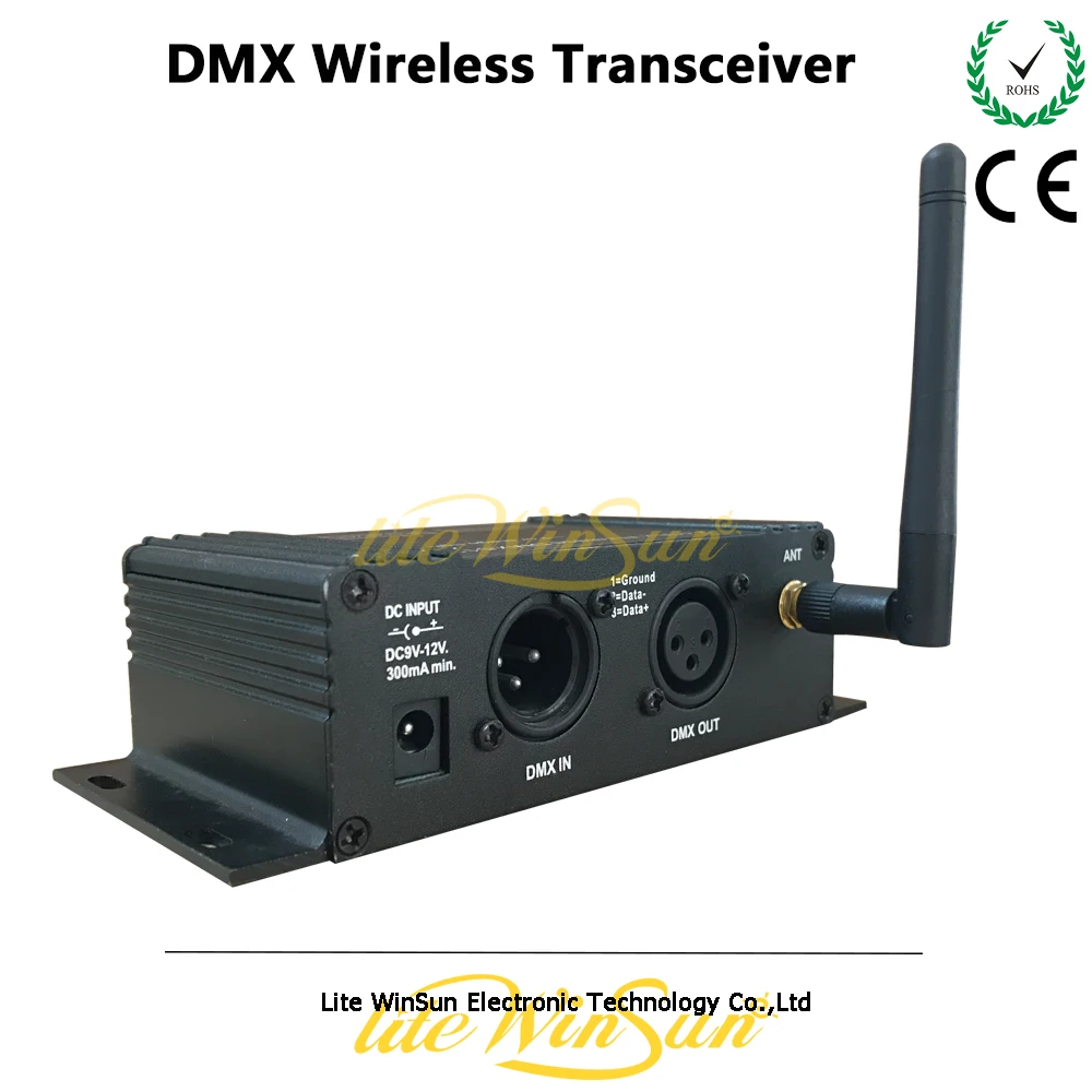 Litewinsune 1 шт. беспроводной приемопередатчик DMX512 ЖК дисплей 126 каналов частота