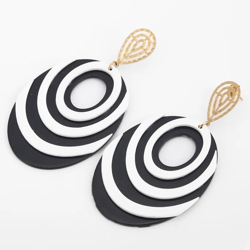 Женские акриловые серьги-подвески серьги из нержавеющей стали ювелирные изделия