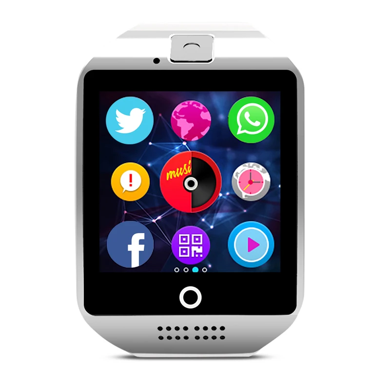 Smart Watch with Touchscreen Camera Tf Card Facebook Whatsapp Twitter Bluetooth Smartwatch for Android Ios Phone | Электроника