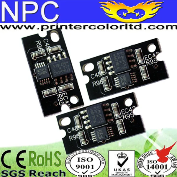 Free shipping!Tfor Konica Minolta oner cartridge chip for magicolor 1600W/1650EN /1690MF /1680MF toner |
