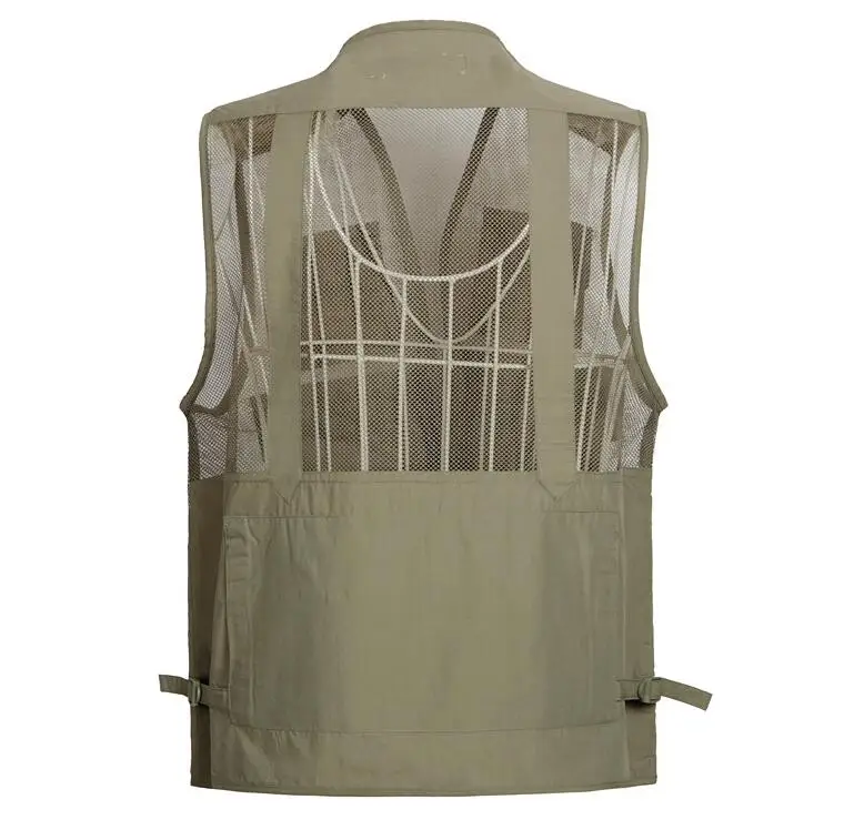 Мужской сетчатый жилет куртка бесплатная доставка 2018 Новое поступление плюс