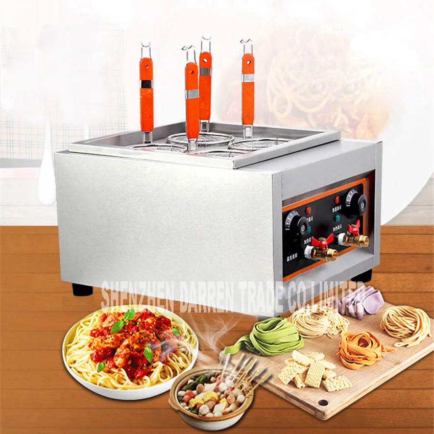 

Commercial Electric Pasta cooker JD-JML4 Electric Noodle machine 4 pots stainless steel Pasta boiler cooker Electric fryer 4KW