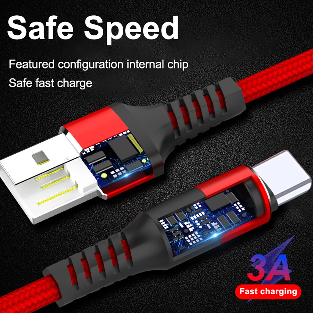 Jetjoy type C USB 3A быстрая Синхронизация данных зарядный кабель для samsung Galaxy S10 S9 huawei Xiaomi