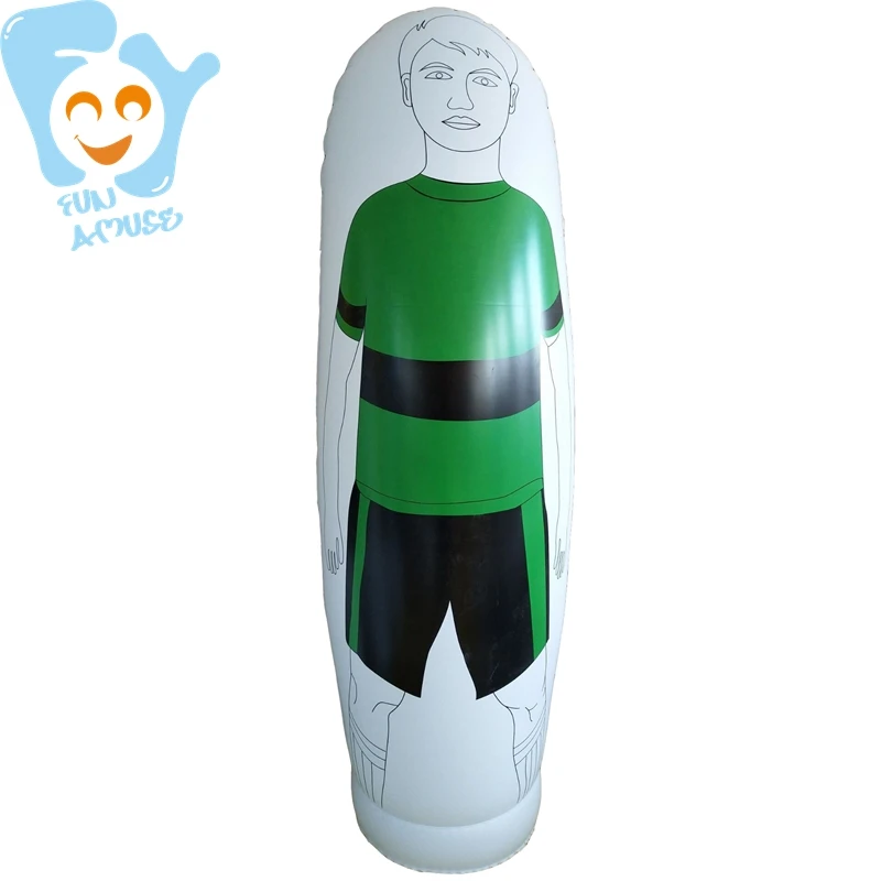 2m green 2 м/1,8 м/1,6 м для взрослых и детей, надувной футбольный мяч, тренировочный держатель, массажер, воздушный футбольный манекен, манекен, защита от ударов, стена - Цвет: 2m green