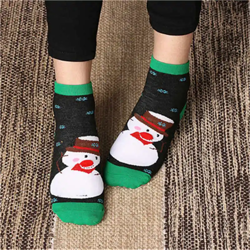 Set E 5 pairs 5 пар/партия, женские носки, зимние рождественские носки, хлопковые теплые женские Носки с рисунком, повседневные женские носки, забавные носки, Calcetines - Цвет: Set E 5 pairs