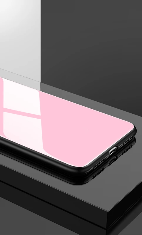 pink YUETUO mi закаленное стекло на броню чехол на заднюю панель телефона, чехол для xiaomi pocophone f1 f 1 my для ksio mi xio mi аксессуары - Цвет: pink