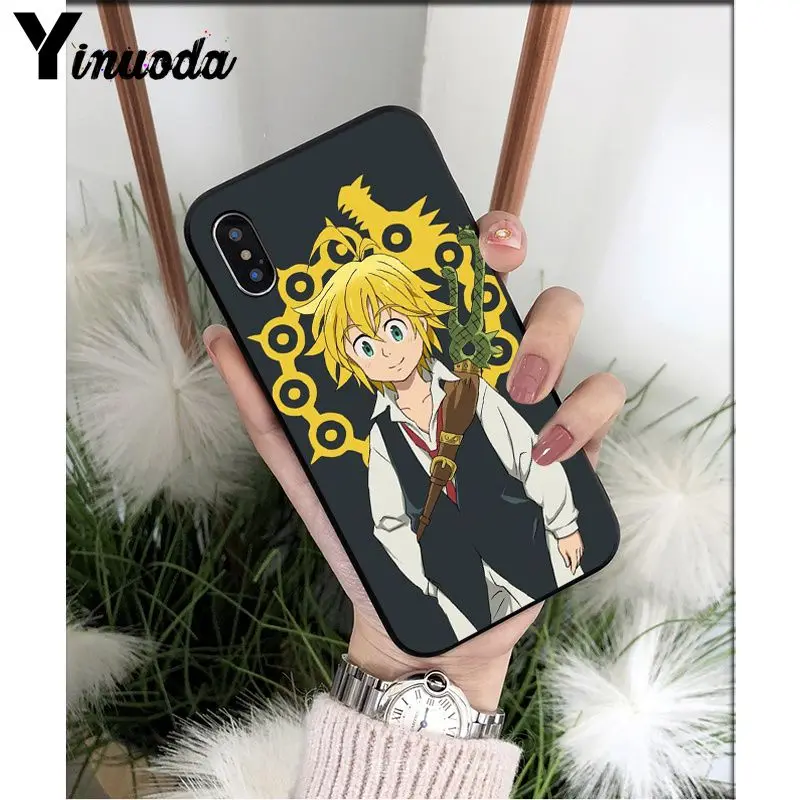 A14 Yinuoda, черный ТПУ Мягкий силиконовый чехол для телефона, чехол для Apple iPhone 8 7 6 6S Plus X XS MAX 5 5S SE XR - Цвет: A14