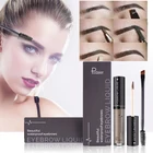 Новый макияж водостойкая кисть для татуажа бровей Набор кистей Черный Коричневый Цвет гель для бровей из хны для увеличения бровей инструменты для красоты