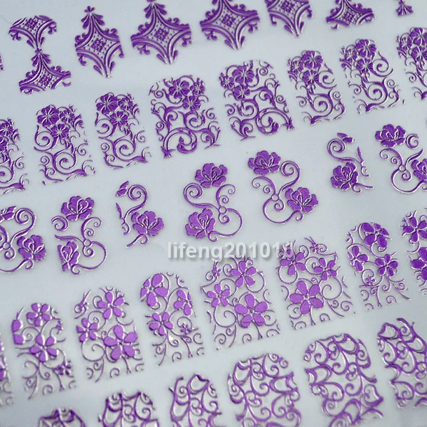 108 шт. высококачественные Переводные картинки для украшения ногтей инструмент