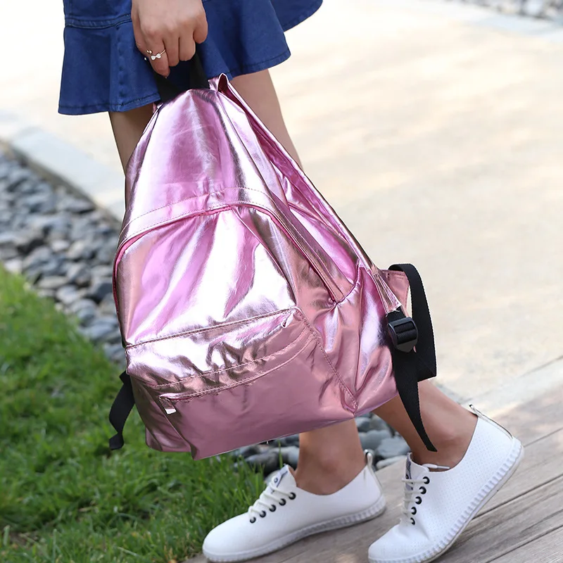 Серебристые однотонные Сумки из искусственной кожи для женщин новинка 2017