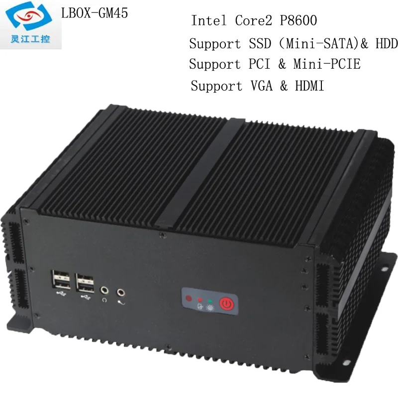 

Процессор Intel Core Mini pc 2 * LAN и Wi-Fi с RS485, 6 USB-устройств, без вентилятора, Встроенный промышленный мини-компьютер