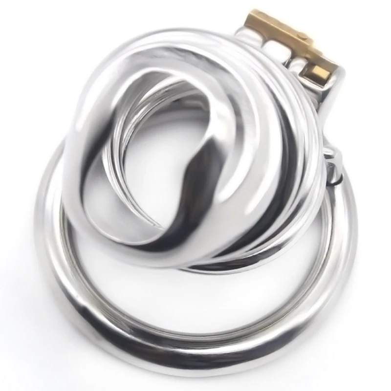 Мужская клетка верности Кольца для пениса голова тыквы металлический замок