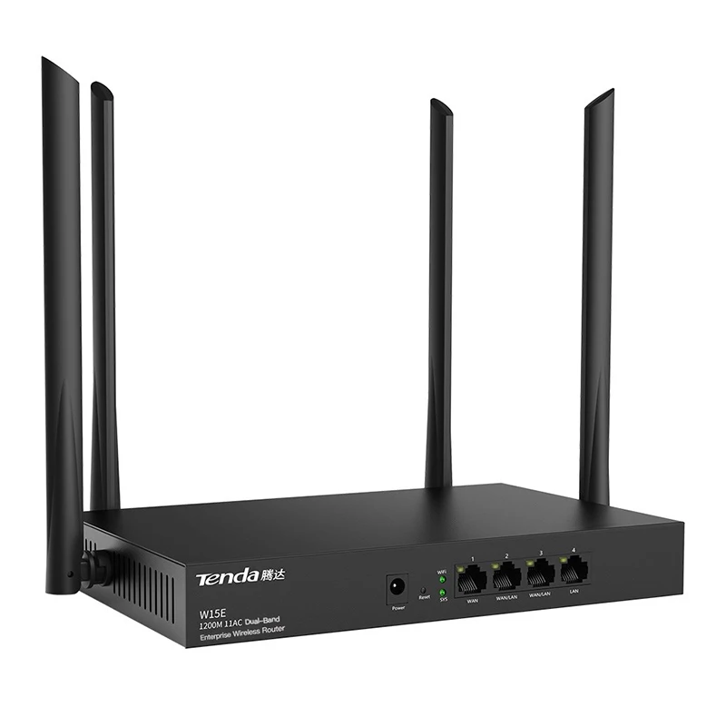 Tenda W15E беспроводной WiFi маршрутизатор 2,4G/5 GHz Wi-Fi ретранслятор Qualcomm высокий чипсет для офиса/кафе/большого дома/отеля