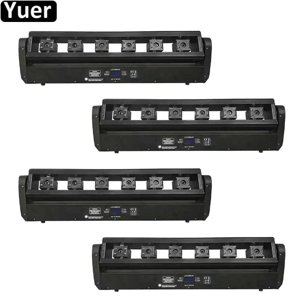 Сценическое освещение движущаяся головка 4 шт./лот 6 глаз | Лампы и