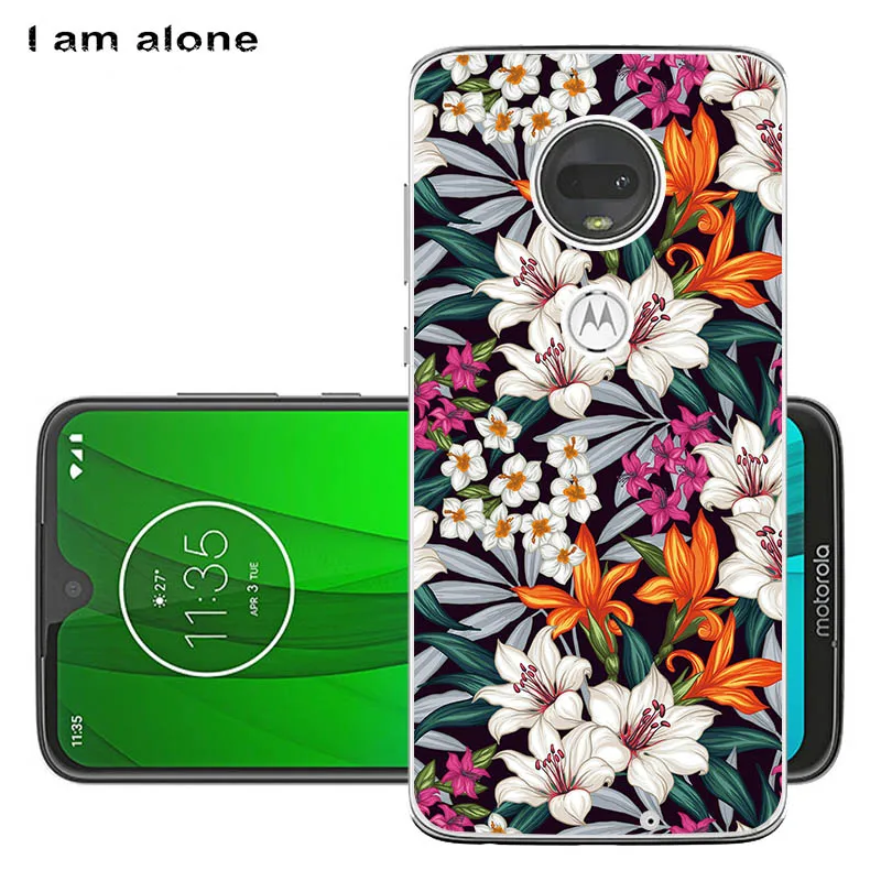 Чехлы для телефонов I am alone для Motorola Moto G7 G7 Play G7 power Solf из ТПУ, модные милые Чехлы для Moto G7 - Цвет: Solf TPU HH38