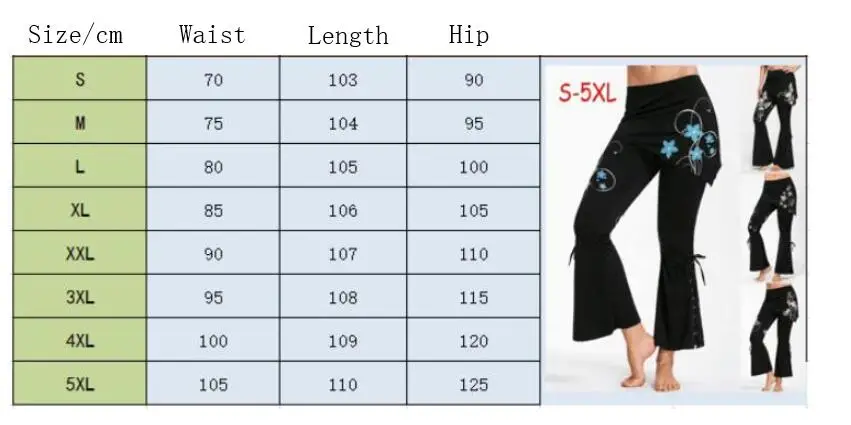 Расклешенные брюки размера плюс 5XL, весенние женские, расклешенные, широкие, с цветочным принтом, с ремешком в виде глаз, повседневные, офисные, обтягивающие, до щиколотки, черные брюки