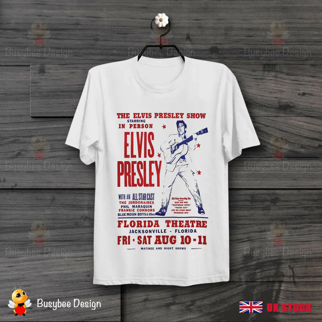 Elvis Presley Show Florida Poster РЕТРО 50 s рок и роол унисекс футболка B84|Мужские футболки| |