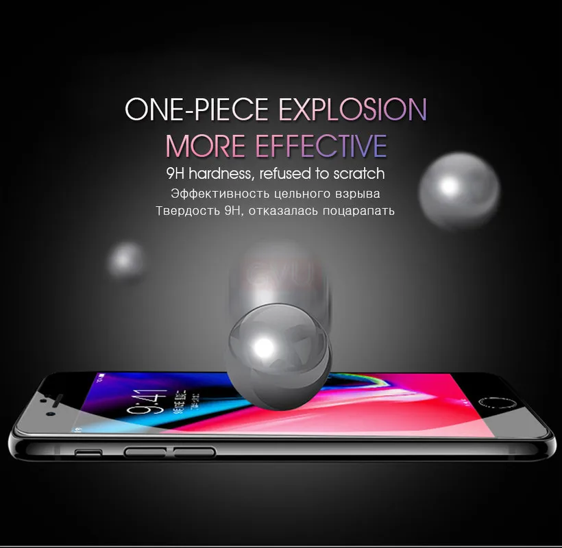 5D полное покрытие Край Закаленное стекло для iPhone 6 7 8 HD экран протектор 6S 6splus plus |