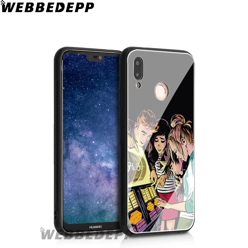 WEBBEDEPP Riverdale Tv Show Tempered Glass Case for Huawei Mate 20 P20 P10 P Smart 2019 2018 &amp Honor 10 9 8X 7A Lite Pro |