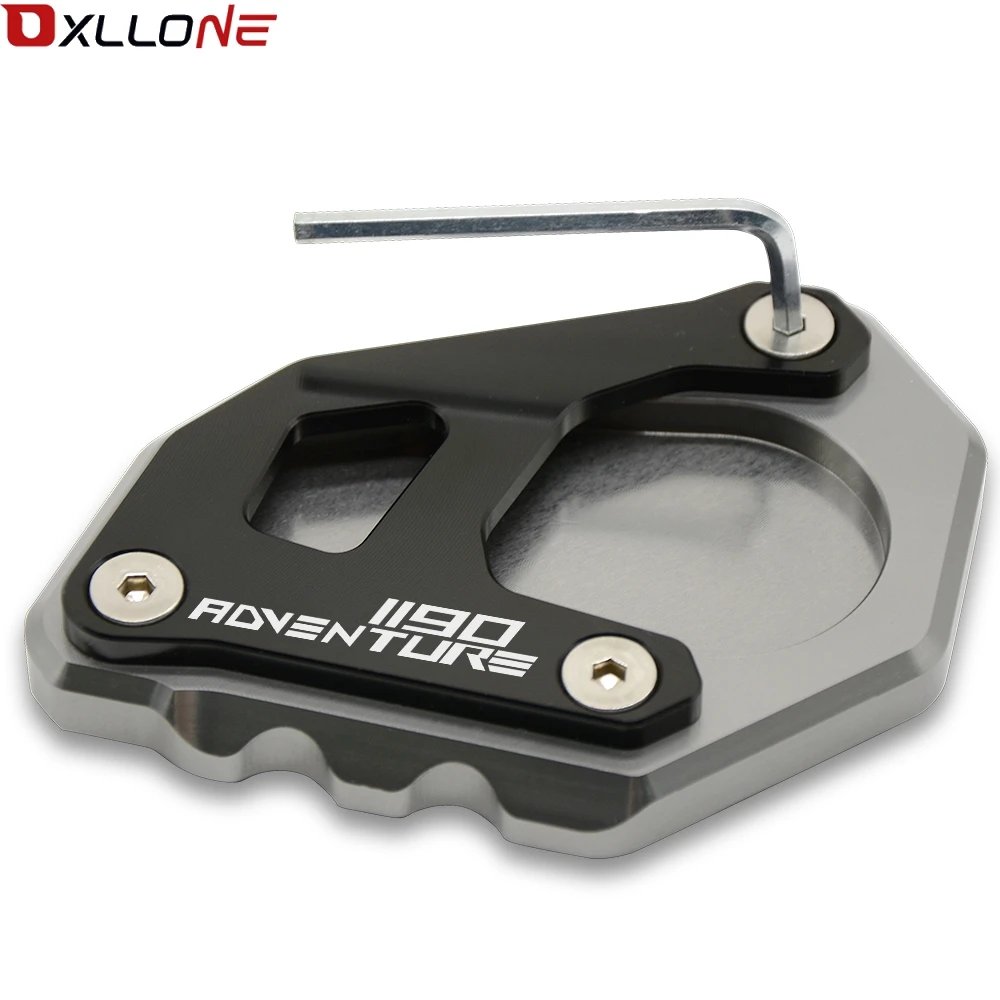 GYBK 1190ADV Для KTM 1050 adv 1090 adv 1190 adv 1290 Adventure CNC алюминиевая мотоциклетная боковая подставка удлинитель подставки накладка - Цвет: GYBK 1190ADV