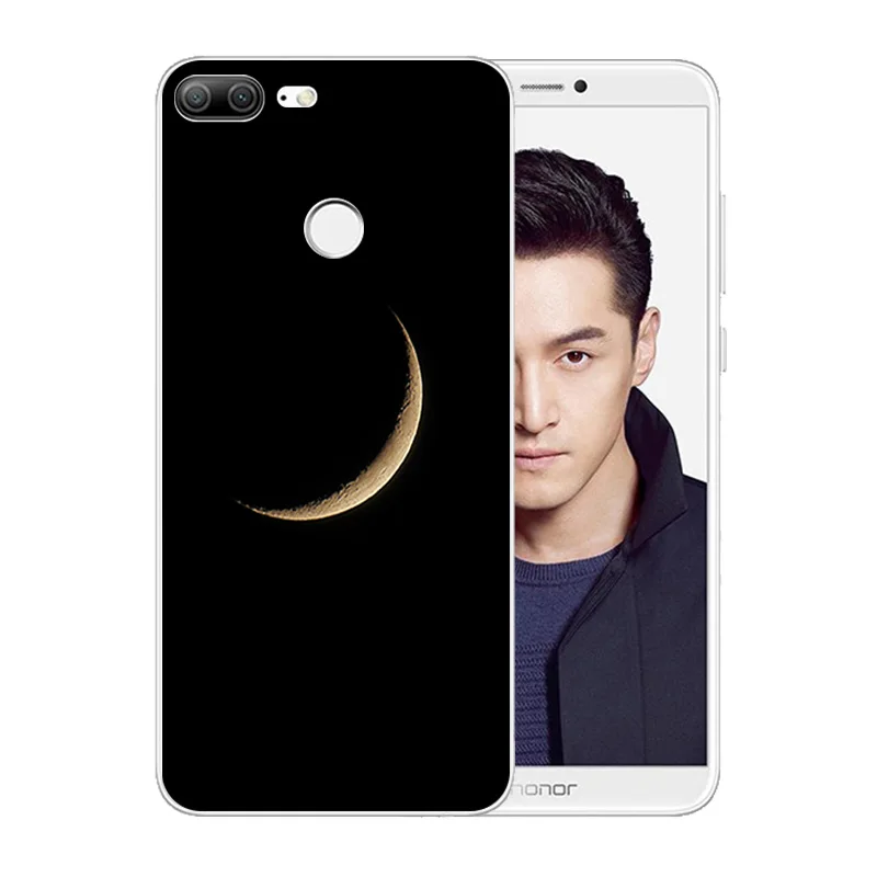 5.65 inch for Huawei Honor 9 Phone Case Lite TPU Space World Pattern Youth Edition Clear Silicone Full Protect Shell |