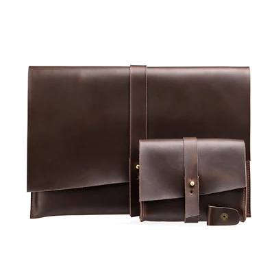 Dark Brown Винтажный чехол VTRONHYE 11 13 15 для ноутбука MacBook Air 11 13 Pro retina 13 15,4 противоударный чехол для ноутбука Macbook Pro 13 Чехол - Цвет: Dark Brown