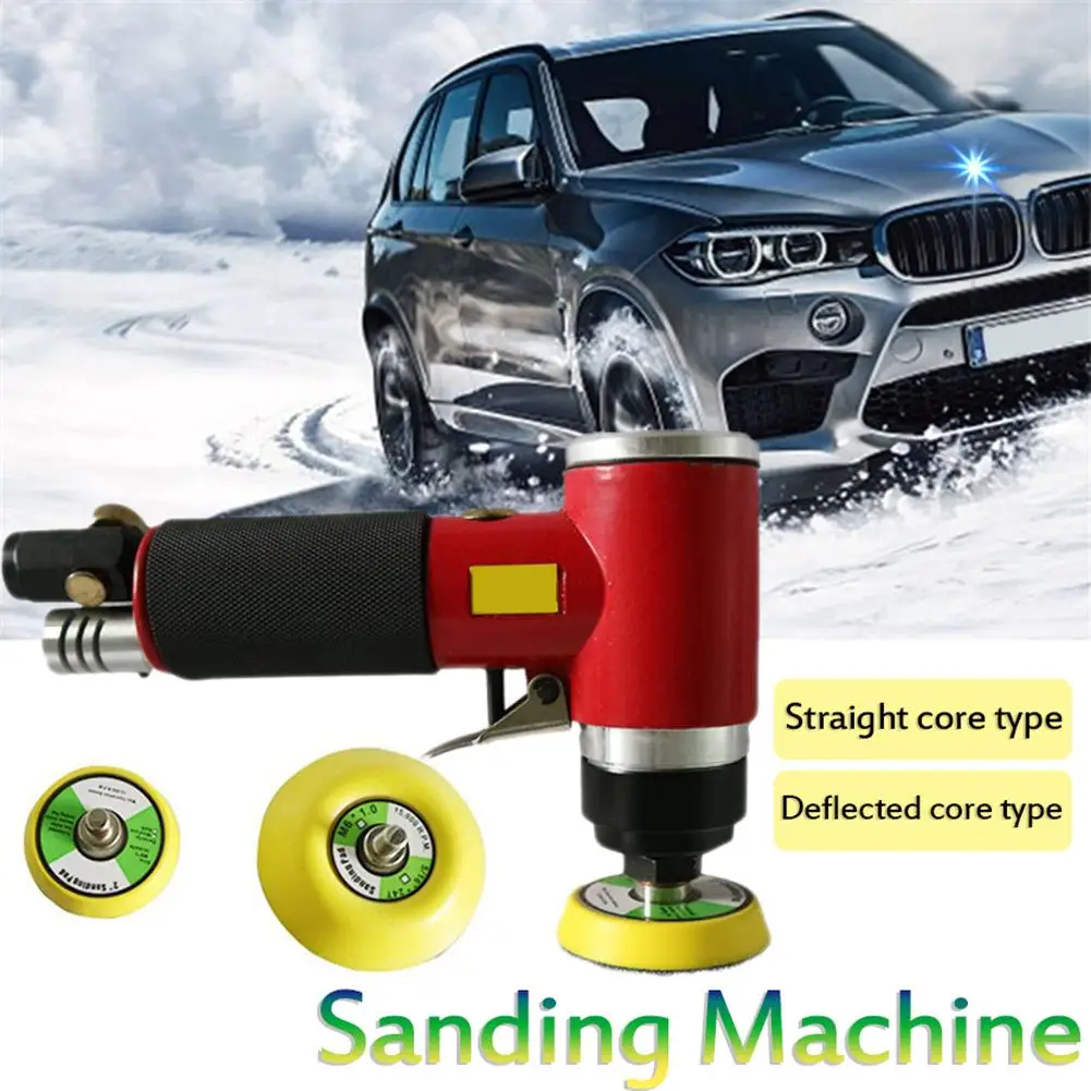 

2" 3" Mini Car Waxing Machine Pneumatic Sanding Machine Air Sander Grinding Smoothing Polishing Sealing Small Buffer Polisher