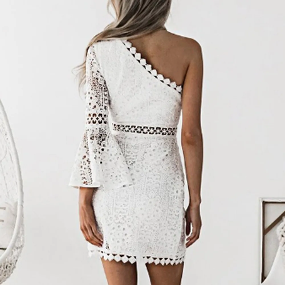 JAYCOSIN Women Sexy Lace Off-Shoulder Cocktail Party Pencil Short Midi Dress Dresses Plus size dress elegant 2019 | Женская одежда