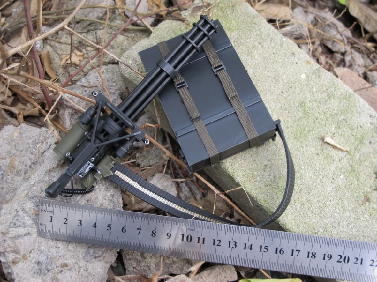 Пистолет Гатлинга M134 в масштабе 1:6 пластиковая модель фигурка аксессуар для
