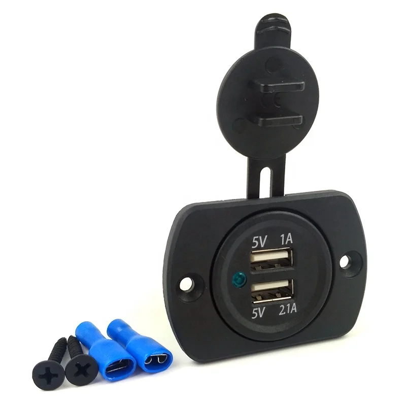 2 шт. автомобильные розетки с двумя USB-портами 12 В 3 1 А | Мобильные телефоны и