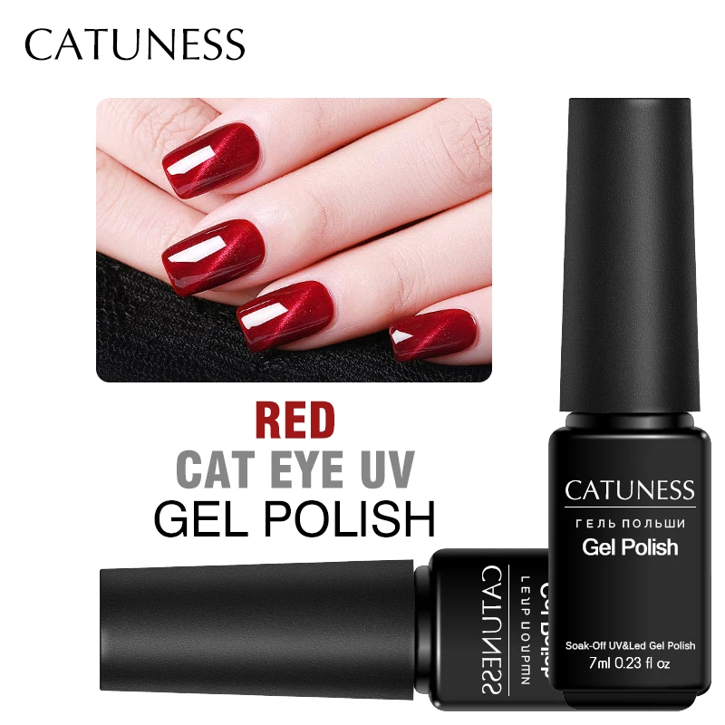 CATUNESS кошачий глаз УФ гель 7 мл 24 Цвета полу постоянный лак для ногтей Длинные