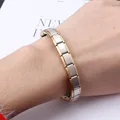Titanium Health Magnetic Therapy Bracelets 17 Pain Relief Magnets for Health Care Massage Relaxation