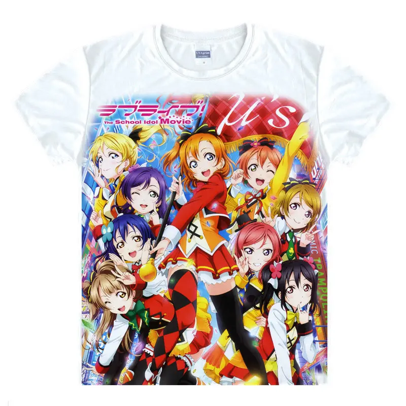 

Футболка lovelive, рубашка с принтом Кодори, модная футболка с принтом, коллекция аниме, кавайное платье, летняя футболка s, японское аниме A