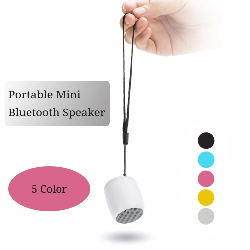 Bluetooth Колонка 3 Вт металлическая портативная цветная стерео система громкой