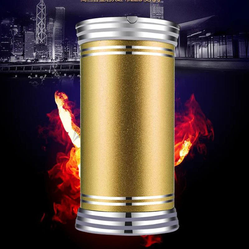 

Aluminum Alloy Universal Size High Quality Car Styling Solid Color Car Ashtray Ash Tray Storage Cup With LED For Most of Cars