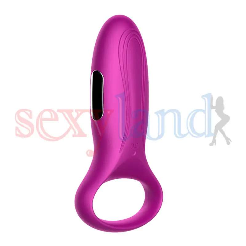 Роскошные 7 режимов сильный вибрирующий перезаряжаемый петух кольцо