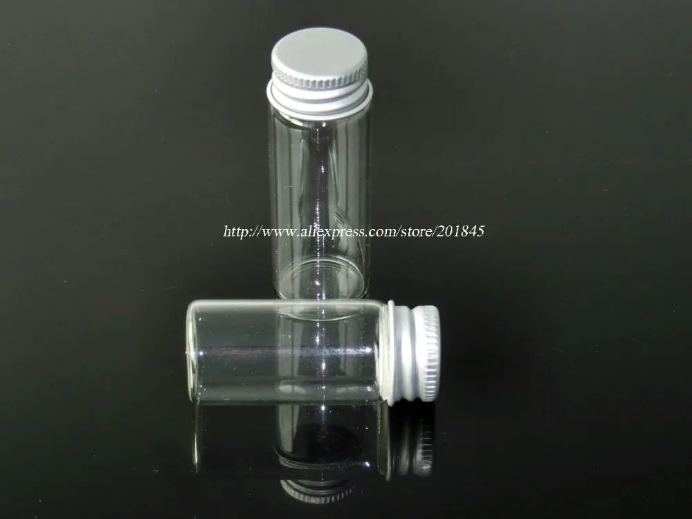Оптовая продажа 100 шт./лот стеклянные бутылки с алюминиевой крышкой пустые